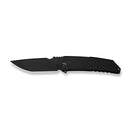 WEKNIFE Capstan Flipper Knife Black Titanium Handle (3.91" Black Stonewashed Bohler M390 Blade) WE24047-1 - We Knife