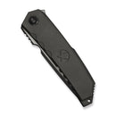 WEKNIFE Capstan Flipper Knife Gray Titanium Handle (3.91" Gray Stonewashed Bohler M390 Blade, Satin Flat) WE24047-2 - We Knife