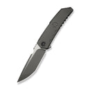 WEKNIFE Capstan Flipper Knife Gray Titanium Handle (3.91" Gray Stonewashed Bohler M390 Blade, Satin Flat) WE24047-2 - We Knife