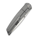 WEKNIFE Cavelle Flipper Knife Gray Titanium Handle (3.78" Hand Rubbed Satin Bohler M390 Blade) WE25012 Sample1