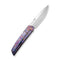 WEKNIFE Cavelle Flipper Knife Timascus Handle (3.78" Mirror Finished Bohler M390 Blade) WE25012 Sample2