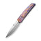WEKNIFE Cavelle Flipper Knife Timascus Handle (3.78" Mirror Finished Bohler M390 Blade) WE25012 Sample2