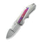 WEKNIFE Coral SLT Flipper Knife Polished Bead Blasted Titanium Handle With Timascus Inlay (2.95" Polished Bead Blasted CPM 20CV Blade) WE24044 - 4