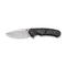 WEKNIFE Corwyn Flipper & Thumb Stud Knife Bronze & Black Titanium Handle With Aluminum Foil Carbon Fiber Inlay (3.7" Satin Finished Bohler M390 Blade) WE24088 - 3