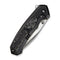 WEKNIFE Corwyn Flipper & Thumb Stud Knife Bronze & Black Titanium Handle With Aluminum Foil Carbon Fiber Inlay (3.7" Satin Finished Bohler M390 Blade) WE24088 - 3