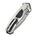 WEKNIFE Corwyn Flipper & Thumb Stud Knife Gray Titanium Handle With Black & Pink Carbon Fiber Inlay (3.7" Stonewashed Bohler M390 Blade) WE24088 - 2