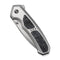 WEKNIFE Corwyn Flipper & Thumb Stud Knife Gray Titanium Handle With Black & Pink Carbon Fiber Inlay (3.7" Stonewashed Bohler M390 Blade) WE24088 - 2