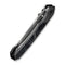WEKNIFE Corwyn Flipper & Thumb Stud Knife Gray Titanium Handle With Black & Pink Carbon Fiber Inlay (3.7" Stonewashed Bohler M390 Blade) WE24088 - 2