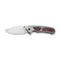 WEKNIFE Corwyn Flipper & Thumb Stud Knife Polished Bead Blasted Titanium Handle With Lava Flow FatCarbon Fiber Inlay (3.7" Hand Rubbed Satin Bohler M390 Blade) WE24088 - 4