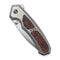 WEKNIFE Corwyn Flipper & Thumb Stud Knife Polished Bead Blasted Titanium Handle With Lava Flow FatCarbon Fiber Inlay (3.7" Hand Rubbed Satin Bohler M390 Blade) WE24088 - 4