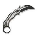 WEKNIFE Cryonix Flipper Knife Bronze & Satin Titanium Handle (2.03" Black Stonewashed Bohler M390 Blade, Satin Flat) WE24070 - 3