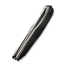 WEKNIFE Cybernetic Top Flipper Knife Polished Gray Titanium Handle (3.91" Polished Gray CPM 20CV Blade) WE22033-6