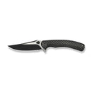 WEKNIFE Dracarys Flipper & Thumb Stud Knife Black Titanium Handle (3.58" Black Stonewashed Bohler M390 Blade, Satin Flat) WE25061B - 5 - We Knife