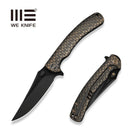 WEKNIFE Dracarys Flipper & Thumb Stud Knife Bronze & Black Titanium Handle (3.58" Black Stonewashed Bevels, Black Brushed Flats Bohler M390 Blade) WE25061B - 4 - We Knife