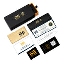 WEKNIFE Dracarys Flipper & Thumb Stud Knife Flamed Titanium Handle (3.58" Satin Finished Bohler M390 Blade) WE25061B - 3 - We Knife