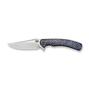 WEKNIFE Dracarys Flipper & Thumb Stud Knife Flamed Titanium Handle (3.58" Satin Finished Bohler M390 Blade) WE25061B - 3 - We Knife