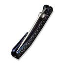 WEKNIFE Dracarys Flipper & Thumb Stud Knife Flamed Titanium Handle (3.58" Satin Finished Bohler M390 Blade) WE25061B - 3 - We Knife