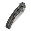 WEKNIFE Dracarys Flipper & Thumb Stud Knife Gray Titanium Handle (3.58" Stonewashed Bohler M390 Blade) WE25061B - 1 - We Knife
