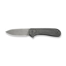 WEKNIFE Elementum Flipper Knife Gray Titanium Handle (2.96" Gray Stonewashed CPM MagnaCut Blade) WE18062XA-2 - We Knife