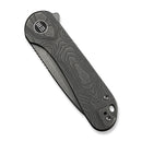 WEKNIFE Elementum Flipper Knife Gray Titanium Handle (2.96" Gray Stonewashed CPM MagnaCut Blade) WE18062XA-2 - We Knife