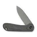 WEKNIFE Elementum Flipper Knife Gray Titanium Handle (2.96" Gray Stonewashed CPM MagnaCut Blade) WE18062XA-2 - We Knife