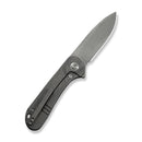 WEKNIFE Elementum Flipper Knife Gray Titanium Handle (2.96" Gray Stonewashed CPM MagnaCut Blade) WE18062XA-2 - We Knife