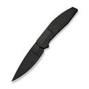 WEKNIFE Elyndor Flipper Knife Black Titanium Handle (3.9" Black Stonewashed Bohler M390 Blade) WE24060 Sample1 - We Knife