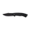 WEKNIFE Essential Knight Flipper Knife Black Titanium Handle With Etched Pattern (3.6" Black Stonewashed Bohler M390 Blade) WE24003 - 2