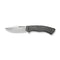 WEKNIFE Essential Knight Flipper Knife Gray Titanium Handle With Etched Pattern (3.6" Satin Finished Bohler M390 Blade) WE24003 - 3