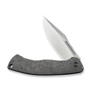WEKNIFE Essential Knight Flipper Knife Gray Titanium Handle With Etched Pattern (3.6" Satin Finished Bohler M390 Blade) WE24003 - 3