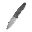 WEKNIFE Flight Line Flipper Knife Dark Gray Titanium Handle (3.81" Stonewashed Bohler M390 Blade) WE23089 - 1 - We Knife