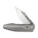 WEKNIFE Flight Line Flipper Knife Polished Bead Blasted Titanium Handle (3.81" Hand Rubbed Satin Bohler M390 Blade) WE23089 - 3 - We Knife