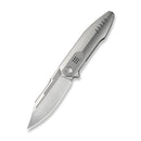 WEKNIFE Flight Line Flipper Knife Polished Bead Blasted Titanium Handle (3.81" Hand Rubbed Satin Bohler M390 Blade) WE23089 - 3 - We Knife