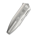 WEKNIFE Flight Line Flipper Knife Polished Bead Blasted Titanium Handle (3.81" Hand Rubbed Satin Bohler M390 Blade) WE23089 - 3 - We Knife