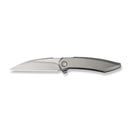 WEKNIFE Fluxor Flipper Knife Gray Titanium Handle (3.98" Hand Rubbed Satin Bohler M390 Blade) WE23071 - 2