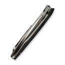 WEKNIFE Fluxor Flipper Knife Gray Titanium Handle (3.98" Hand Rubbed Satin Bohler M390 Blade) WE23071 - 2