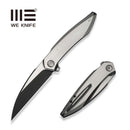 WEKNIFE Fluxor Flipper Knife Satin & Black Titanium Handle (3.98" Black Stonewashed Bohler M390 Blade, Satin Flat) WE23071 - 4
