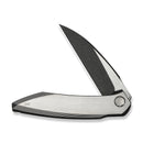 WEKNIFE Fluxor Flipper Knife Satin & Black Titanium Handle (3.98" Black Stonewashed Bohler M390 Blade, Satin Flat) WE23071 - 4