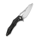 WEKNIFE Ghost Shark Flipper & Thumb Hole Knife Black Titanium Handle (3.40" Hand Rubbed Satin Bohler M390 Blade) WE25085 Sample2 - We Knife