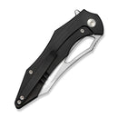 WEKNIFE Ghost Shark Flipper & Thumb Hole Knife Black Titanium Handle (3.40" Hand Rubbed Satin Bohler M390 Blade) WE25085 Sample2 - We Knife