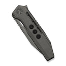 WEKNIFE Gunwale Flipper Knife Gray Titanium Handle (3.87" Gray Stonewashed Bohler M390 Blade) WE24048-1 - We Knife