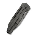 WEKNIFE Gunwale Flipper Knife Gray Titanium Handle (3.87" Gray Stonewashed Bohler M390 Blade) WE24048-1 - We Knife