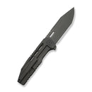 WEKNIFE Gunwale Flipper Knife Gray Titanium Handle (3.87" Gray Stonewashed Bohler M390 Blade) WE24048-1 - We Knife