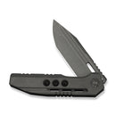 WEKNIFE Gunwale Flipper Knife Gray Titanium Handle (3.87" Gray Stonewashed Bohler M390 Blade) WE24048-1 - We Knife