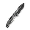 WEKNIFE Gunwale Flipper Knife Polished Gray Titanium Handle (3.87" Polished Gray Bohler M390 Blade) WE24048-2 - We Knife