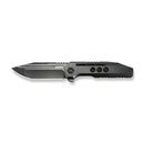 WEKNIFE Gunwale Flipper Knife Polished Gray Titanium Handle (3.87" Polished Gray Bohler M390 Blade) WE24048-2 - We Knife