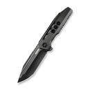 WEKNIFE Gunwale Flipper Knife Polished Gray Titanium Handle (3.87" Polished Gray Bohler M390 Blade) WE24048-2 - We Knife