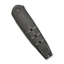WEKNIFE Hull Flipper Knife Gray Titanium Handle & Endcap (3.89" Gray Stonewashed Bohler M390 Blade) WE24046 - 2 - We Knife