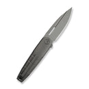 WEKNIFE Hull Flipper Knife Gray Titanium Handle & Endcap (3.89" Gray Stonewashed Bohler M390 Blade) WE24046 - 2 - We Knife