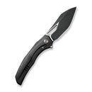 WEKNIFE Ignio Mystery Box Black Titanium Handle (3.3" Black Stonewashed CPM 20CV Blade, Satin Flat) WE22042B - 1 MB, With One Free Mystery WE Or CIVIVI Model - We Knife
